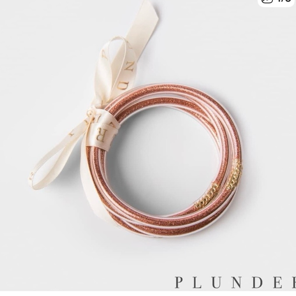 Plunder Rose Gold Bracelet Set of 4
